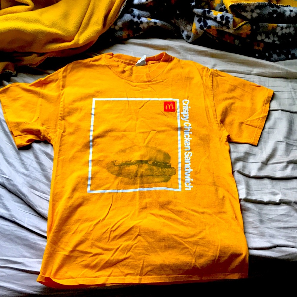 McDonalds crispy chicken sandwich t-shirt NOT FOR SALE